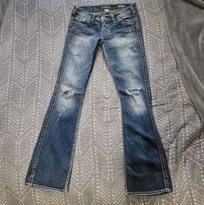 Women's Silver Jeans Size 5
